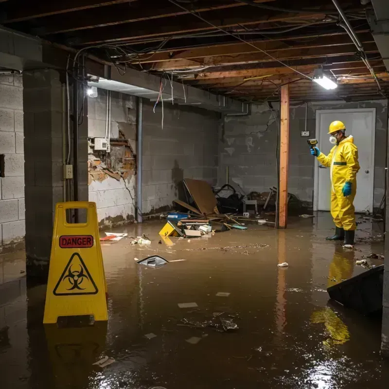 Flooded Basement Electrical Hazard in Dove Creek, CO Property